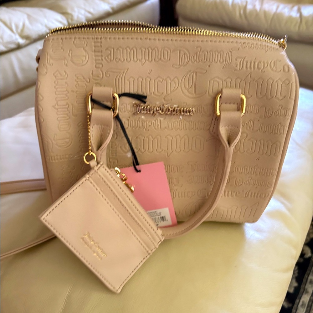 NWT Juicy Couture Logo Satchel bag with wallet.